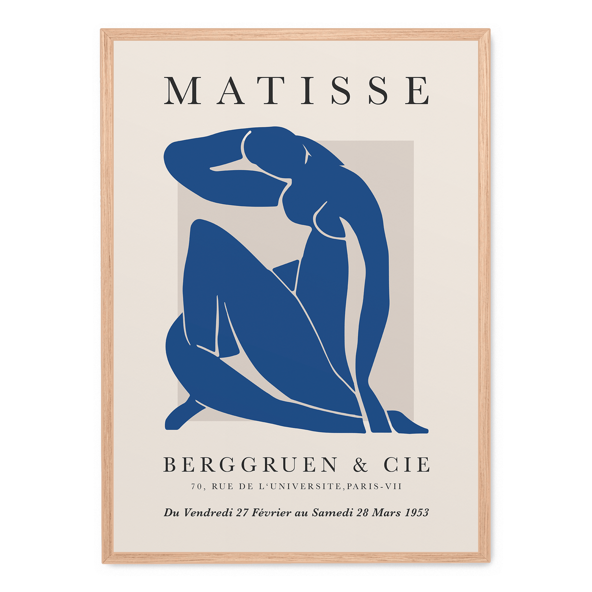 Matisse Blue Nude Plakat Postera.dk