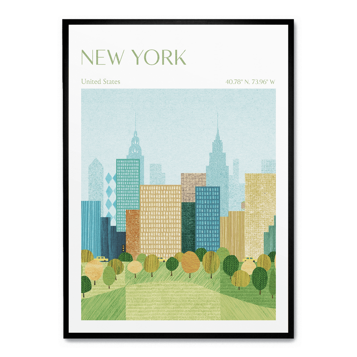 New York Central Park Plakat Postera.dk
