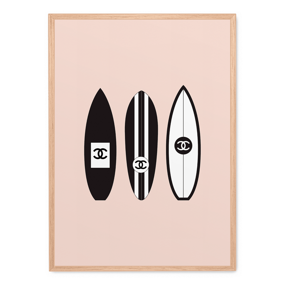 Chanel Surfboards Plakat 