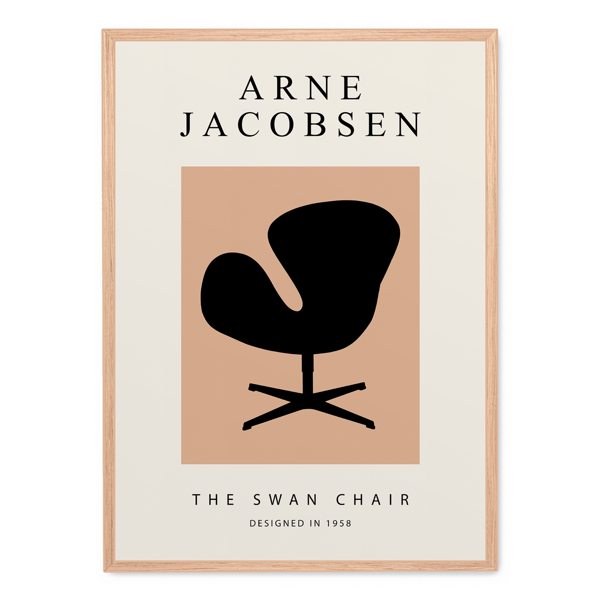 The Swan Chair Plakat Postera.dk