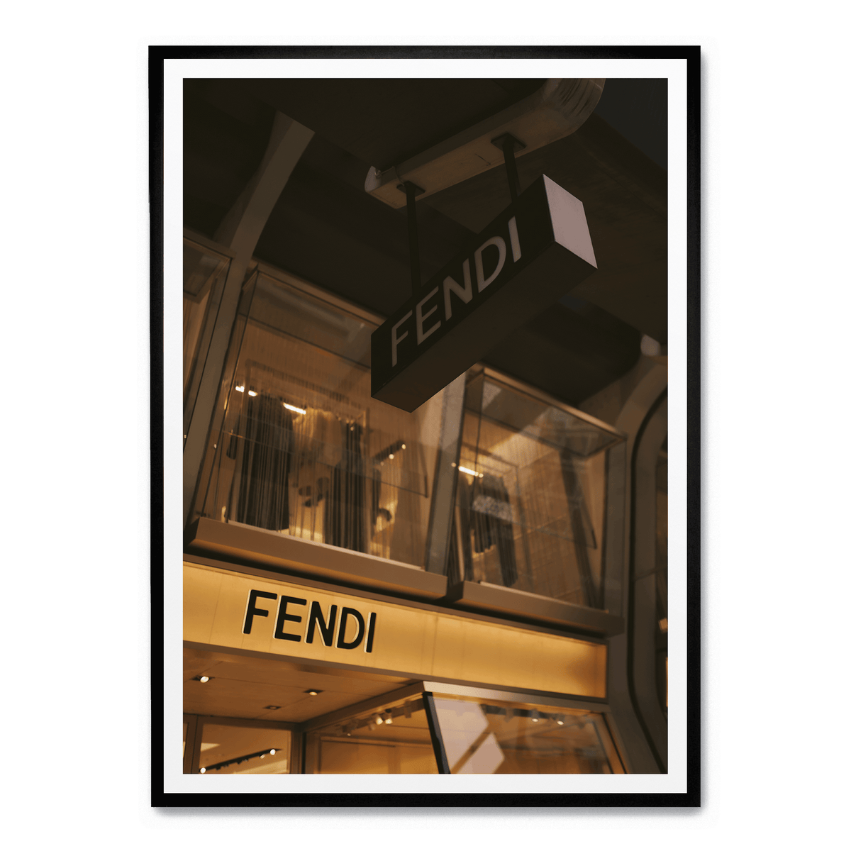 Fendi Sign Plakat