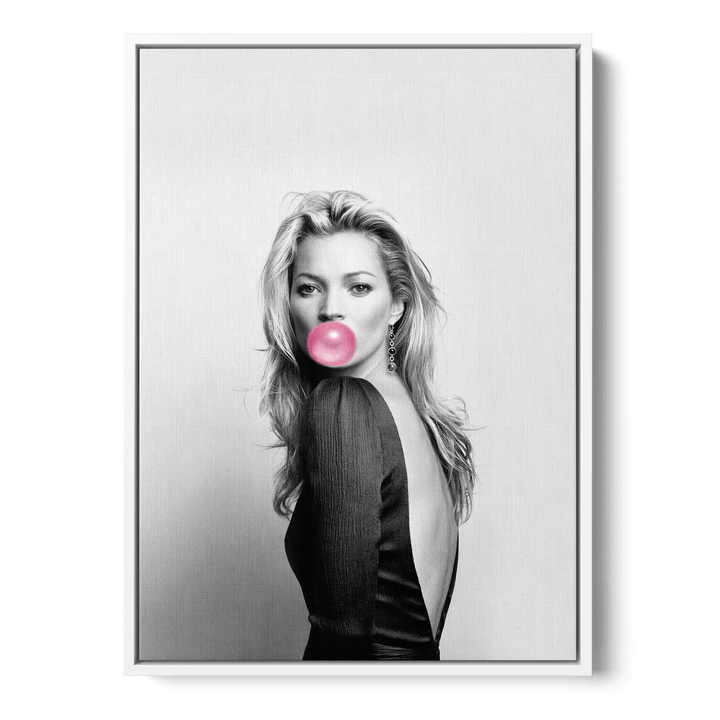 Kate Moss Bubblegum Canvas