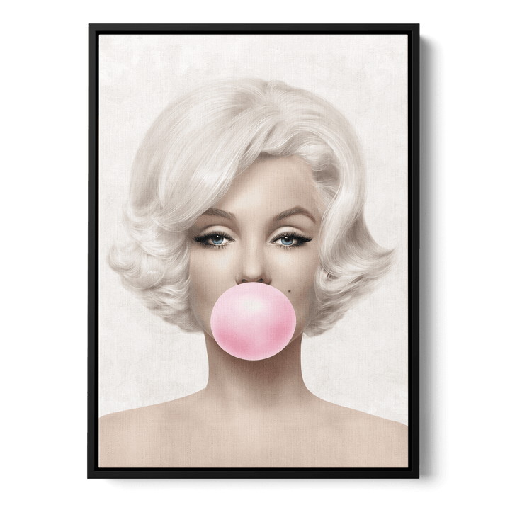 Marilyn Monroe Bubblegum Canvas