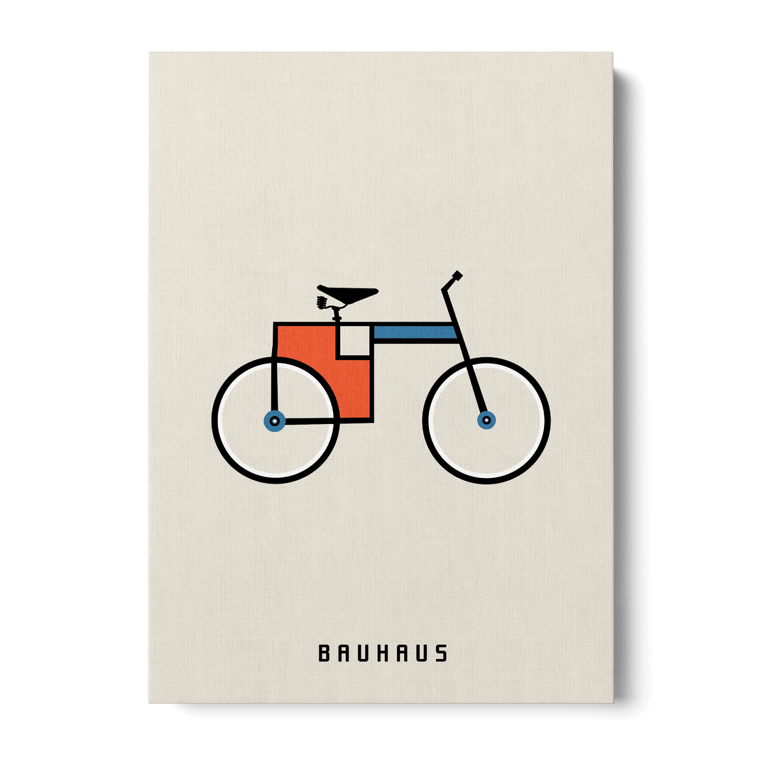 Bauhaus Bicycle Canvas