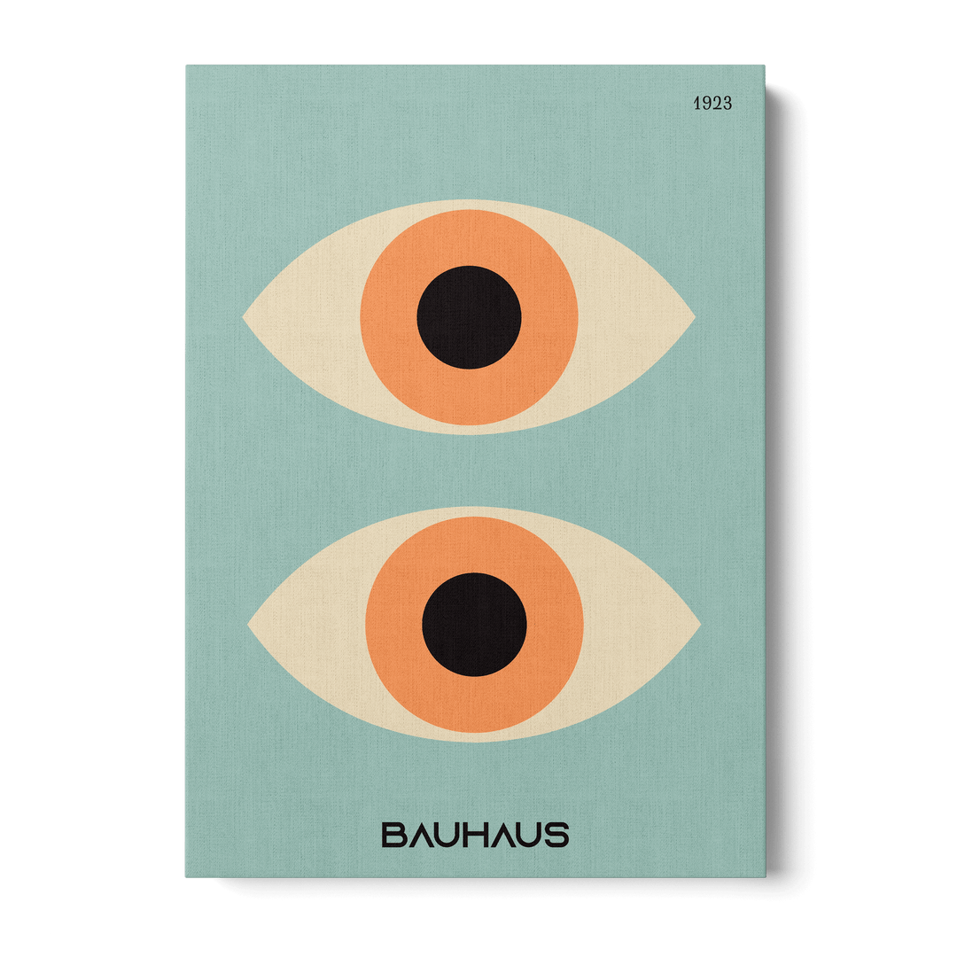 Bauhaus Eyes Canvas