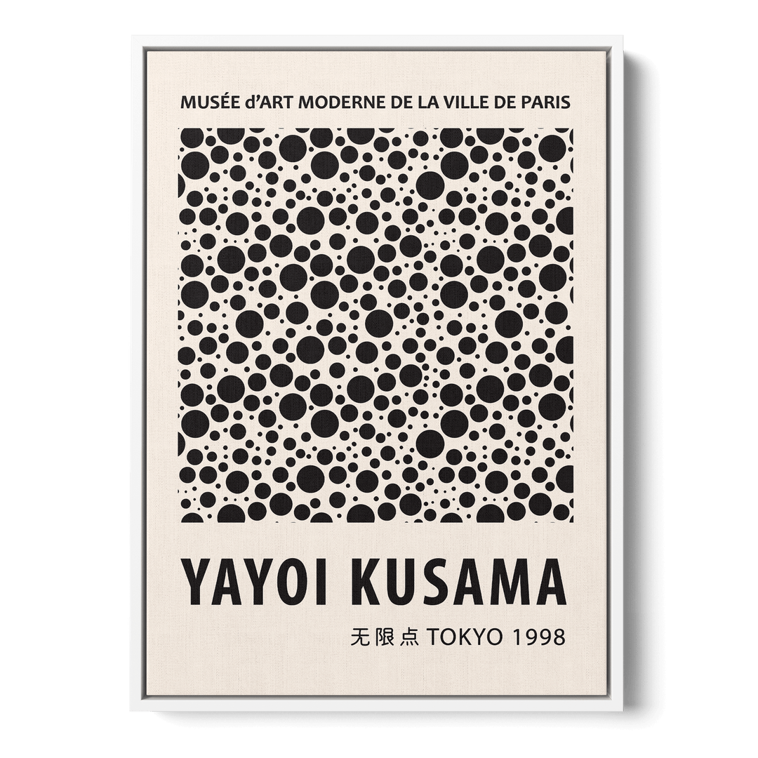Yayoi Kusama - Black Dots Canvas