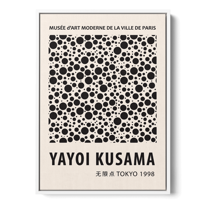 Yayoi Kusama - Black Dots Canvas