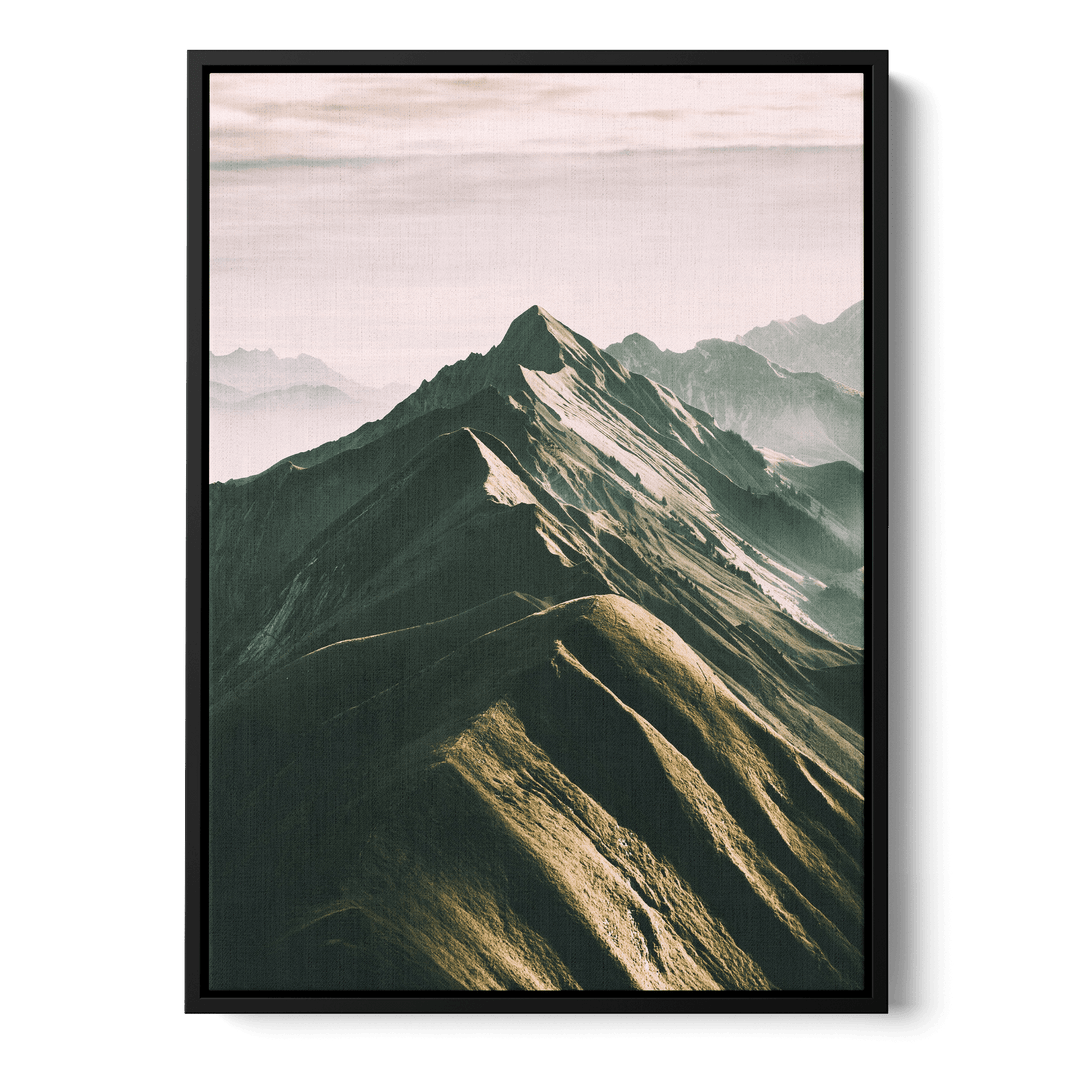 Far Up In The Mountains Canvas