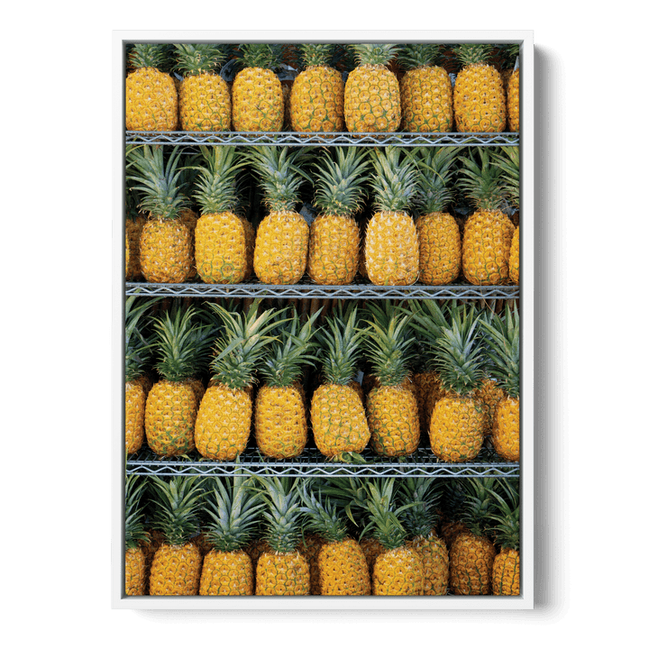 Pineapples On The Shelves Canvas