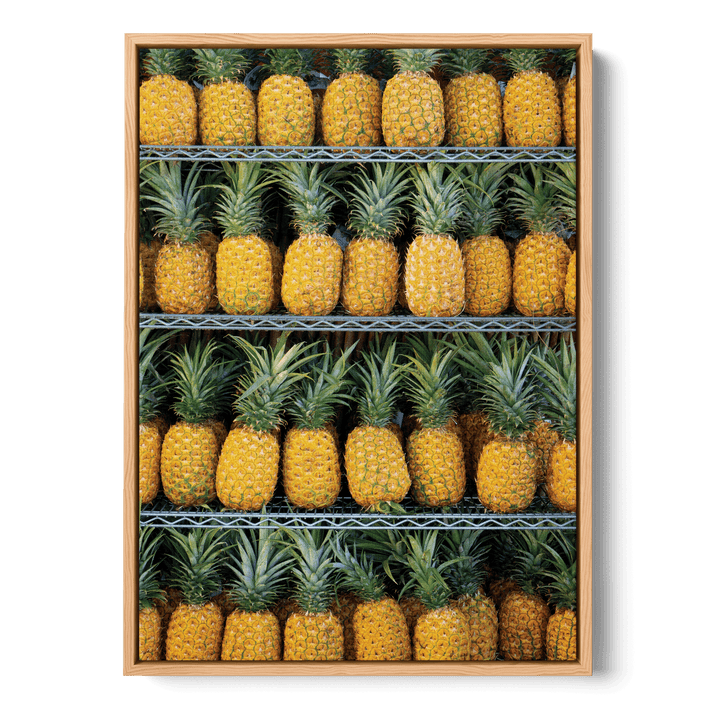 Pineapples On The Shelves Canvas