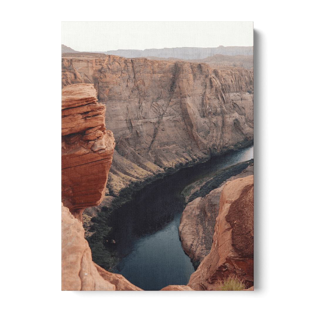 River In The Desert Canvas