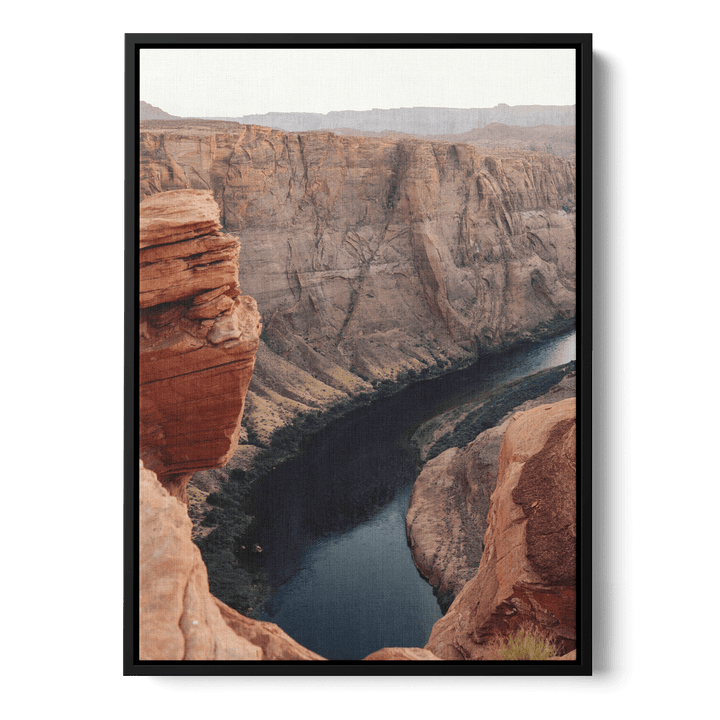 River In The Desert Canvas