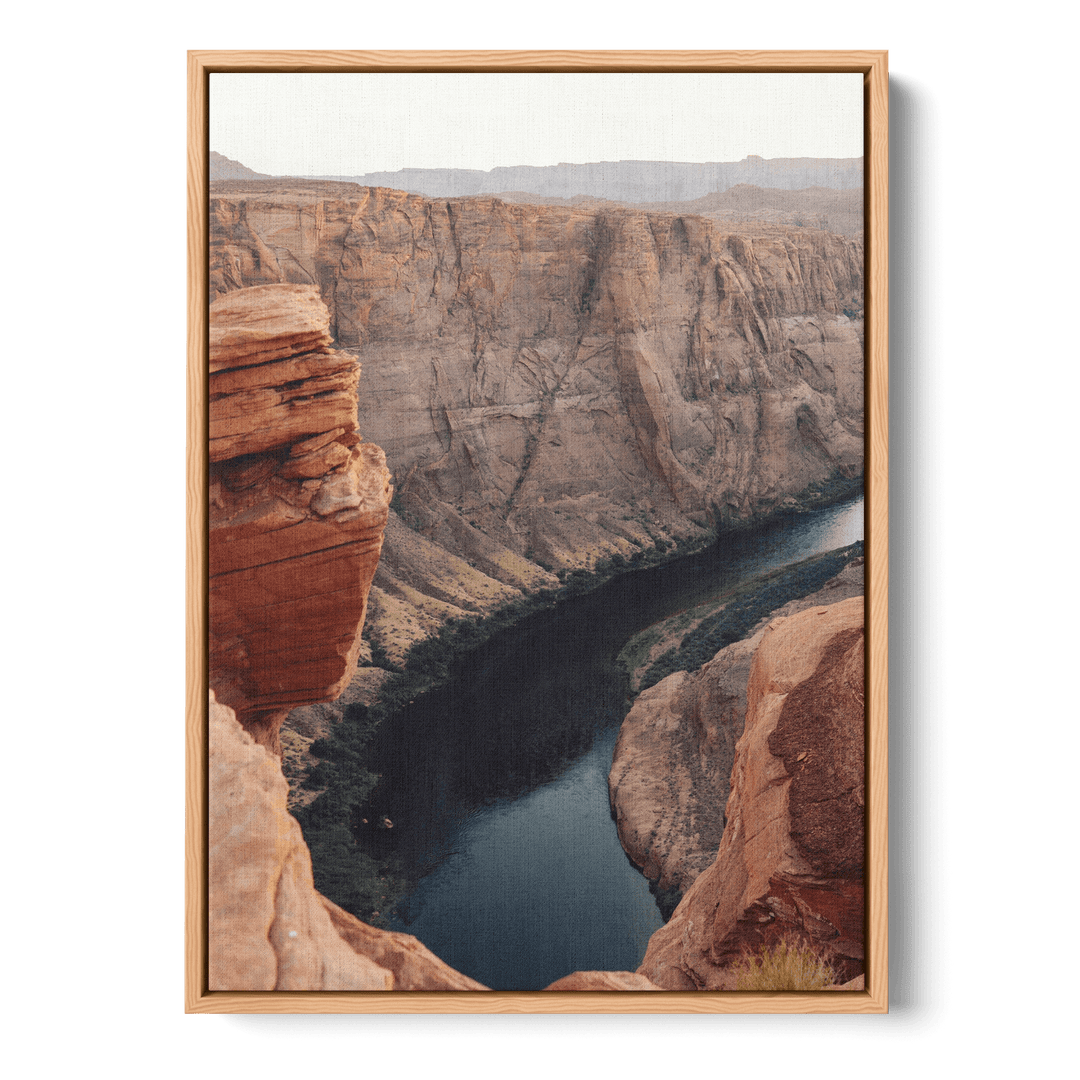 River In The Desert Canvas