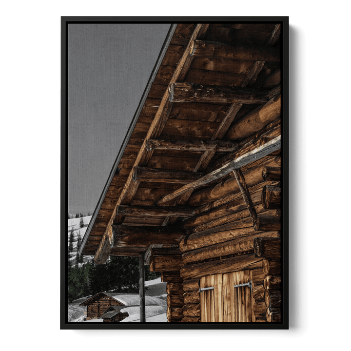 Roof Of Wooden House Canvas