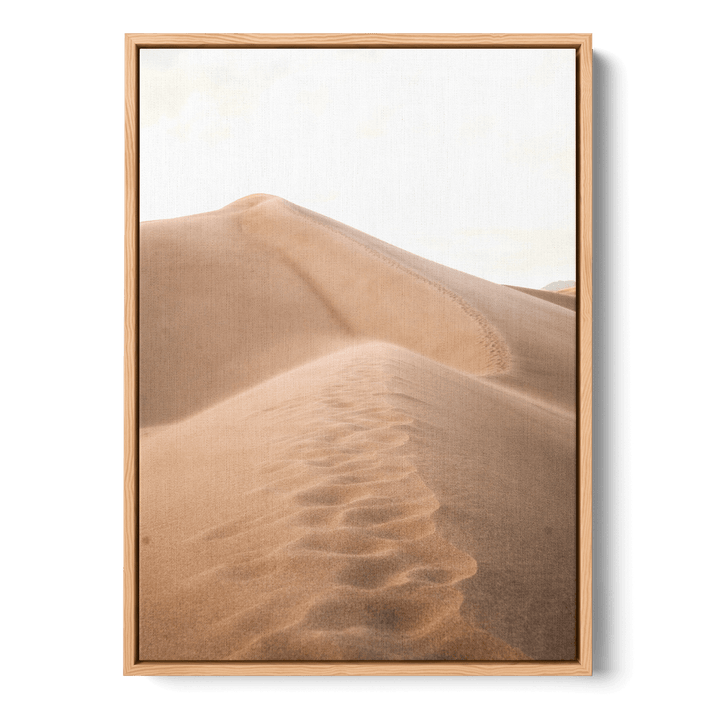 Sand In The Desert Canvas