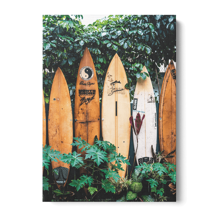 Standing Surfboards Canvas