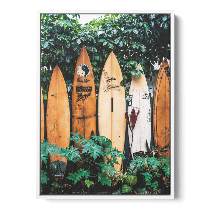 Standing Surfboards Canvas