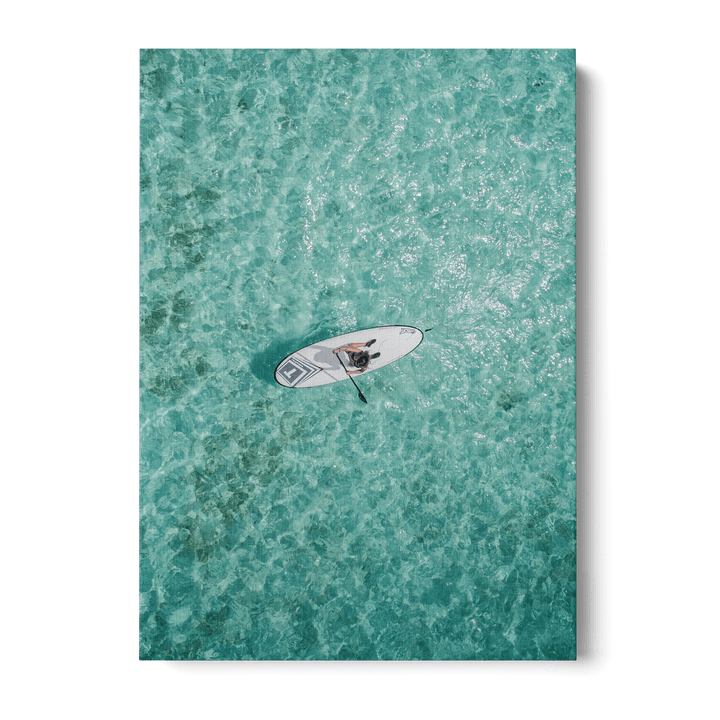 Surfing On The Water Canvas