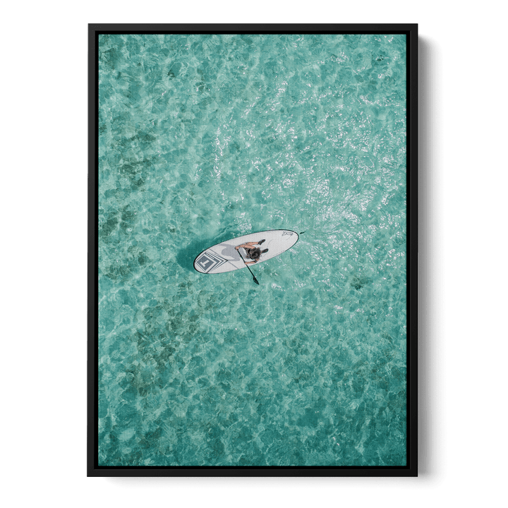 Surfing On The Water Canvas