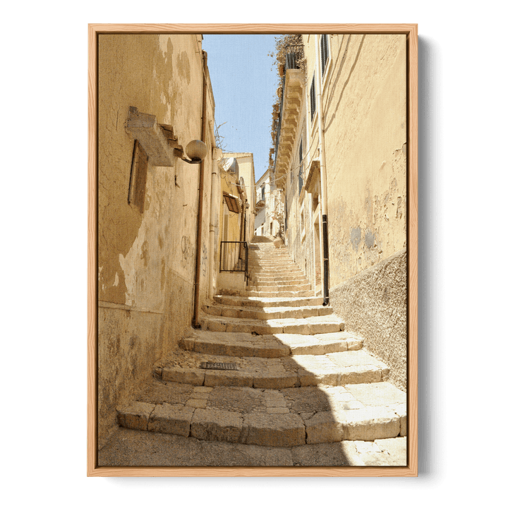 The Narrow Streets Of Italy Canvas