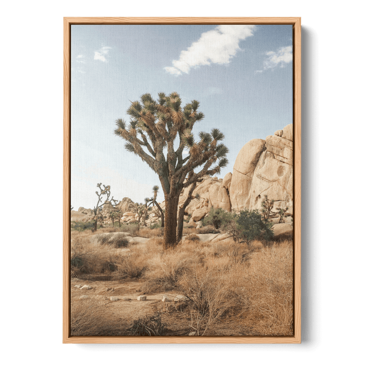 Tree In The Desert Canvas