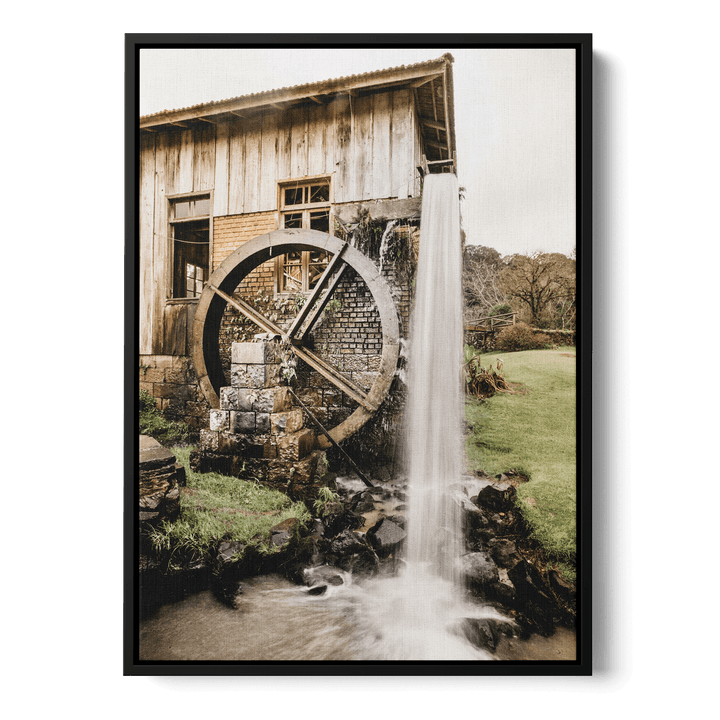Watermill In The Countryside Canvas