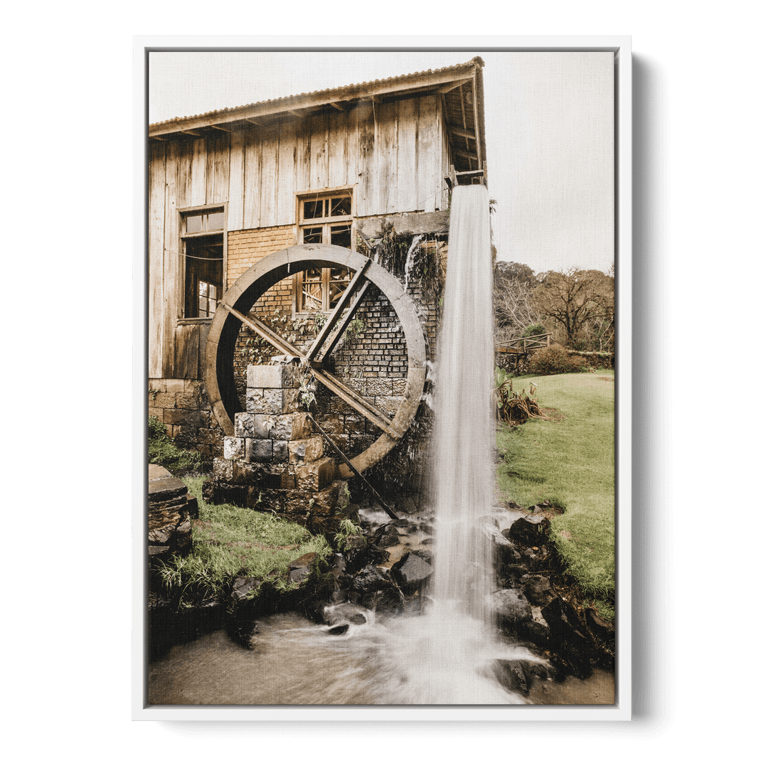 Watermill In The Countryside Canvas