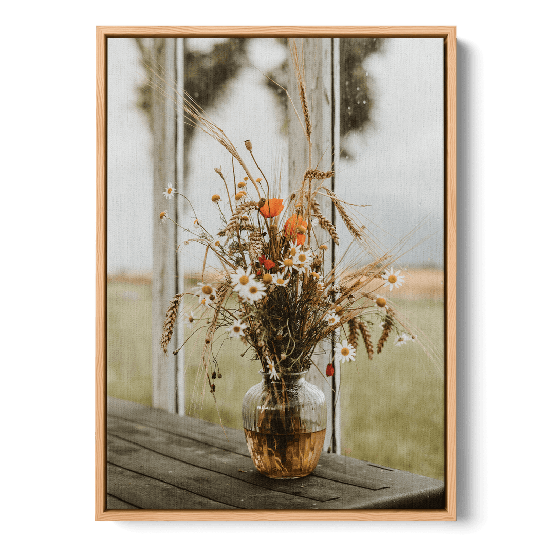 Wild Flower Bouquet Canvas