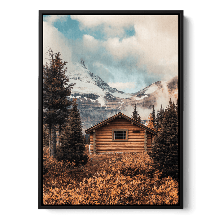 Wooden House In Nature Canvas