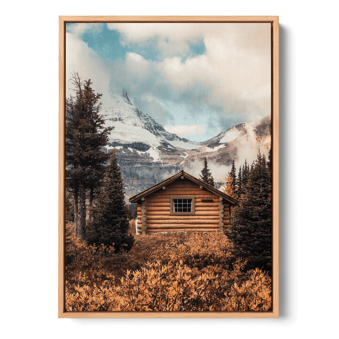 Wooden House In Nature Canvas