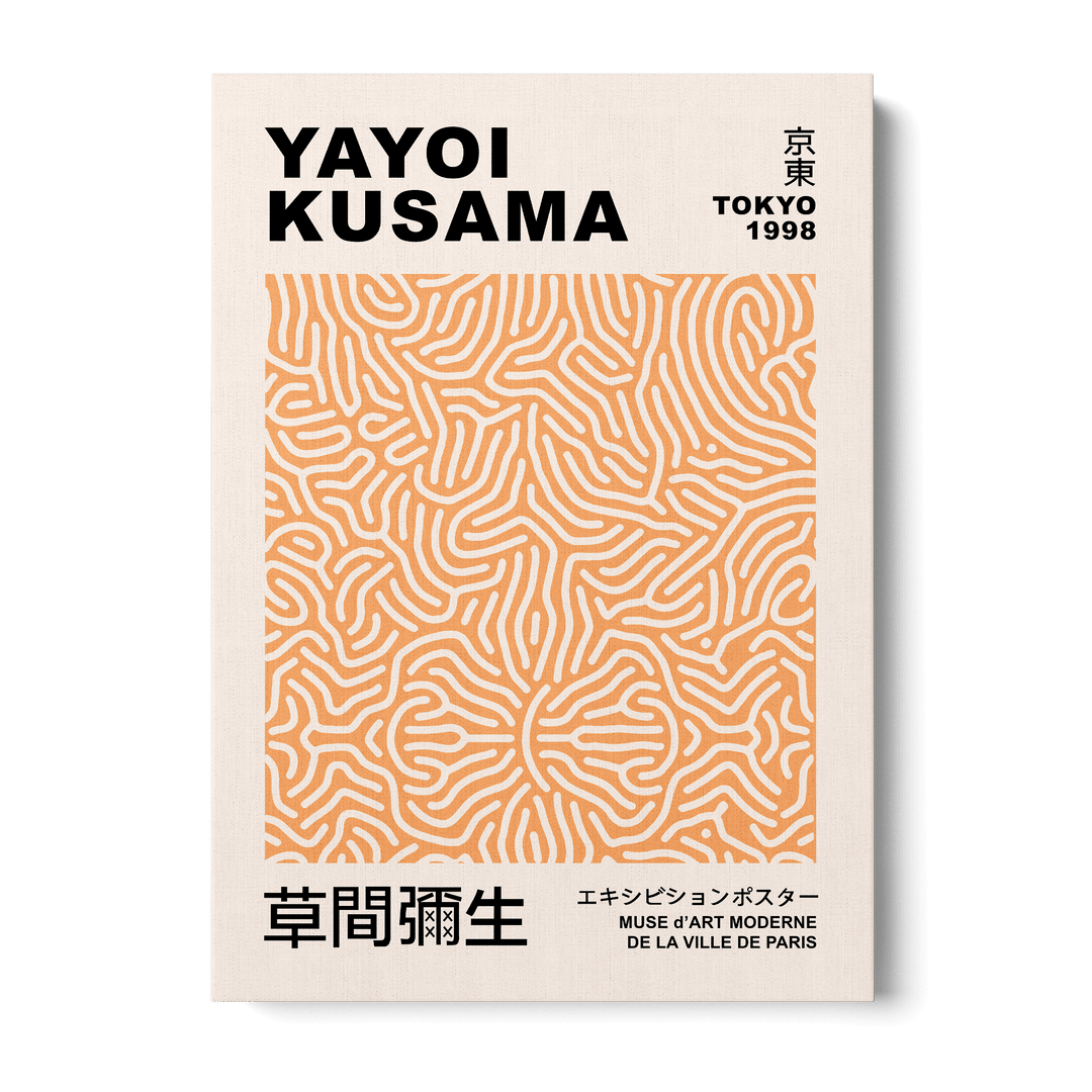 Yayoi Kusama - Yellow Pattern Canvas