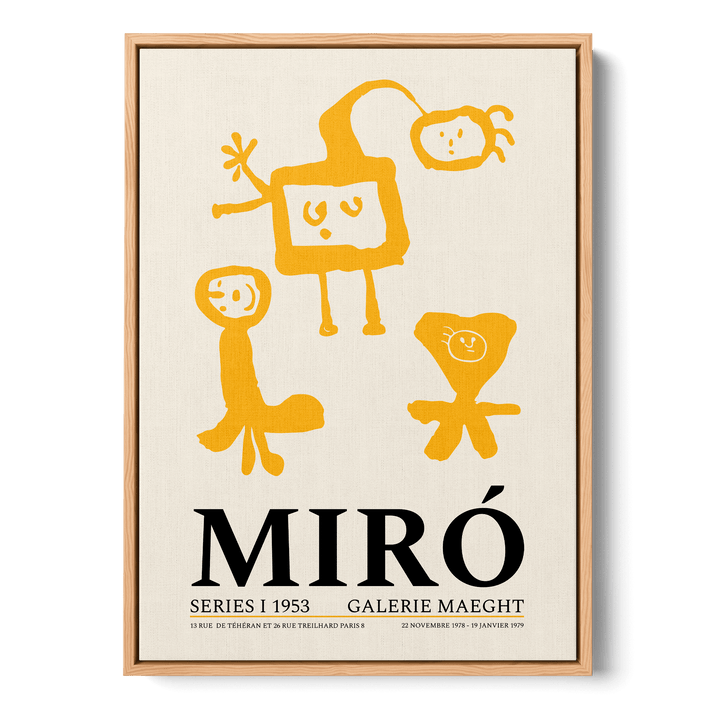Miró Series I 1953 Canvas