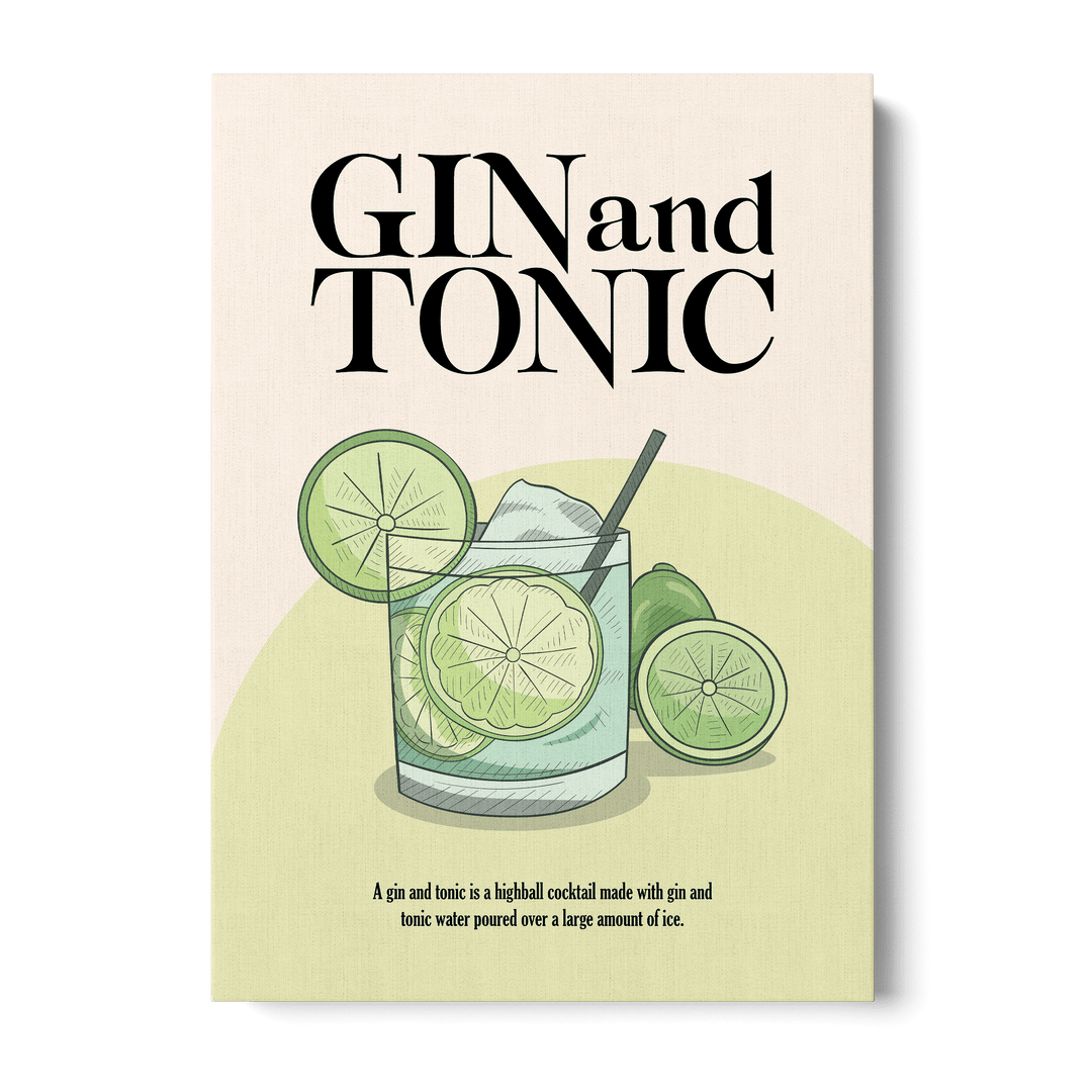 Gin And Tonic 2 Canvas