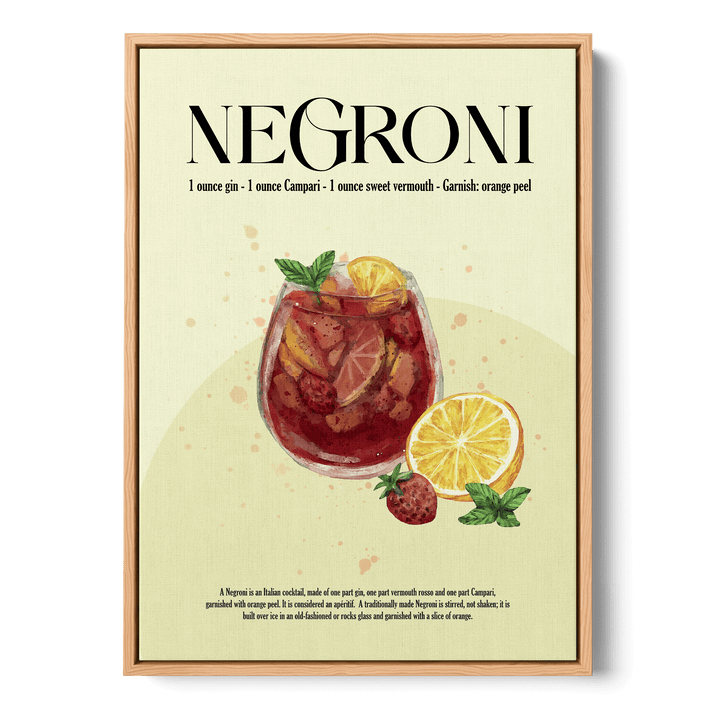 Negroni Canvas