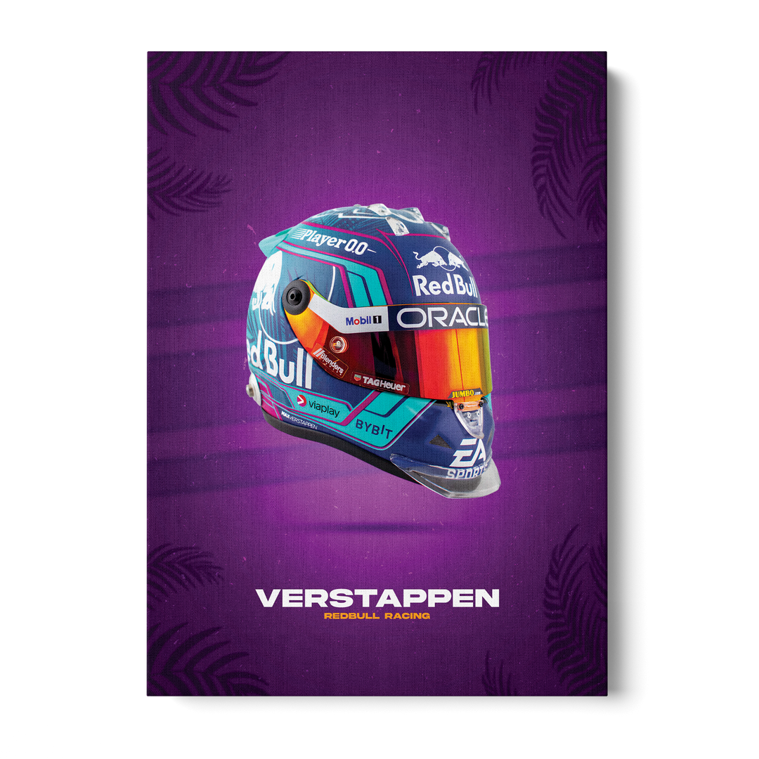 Max Verstappen Formula Icons Canvas