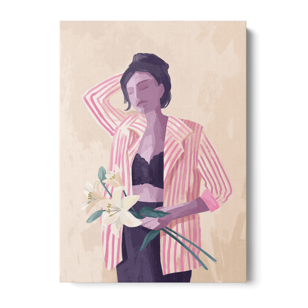 Lilly In A Jacket Canvas