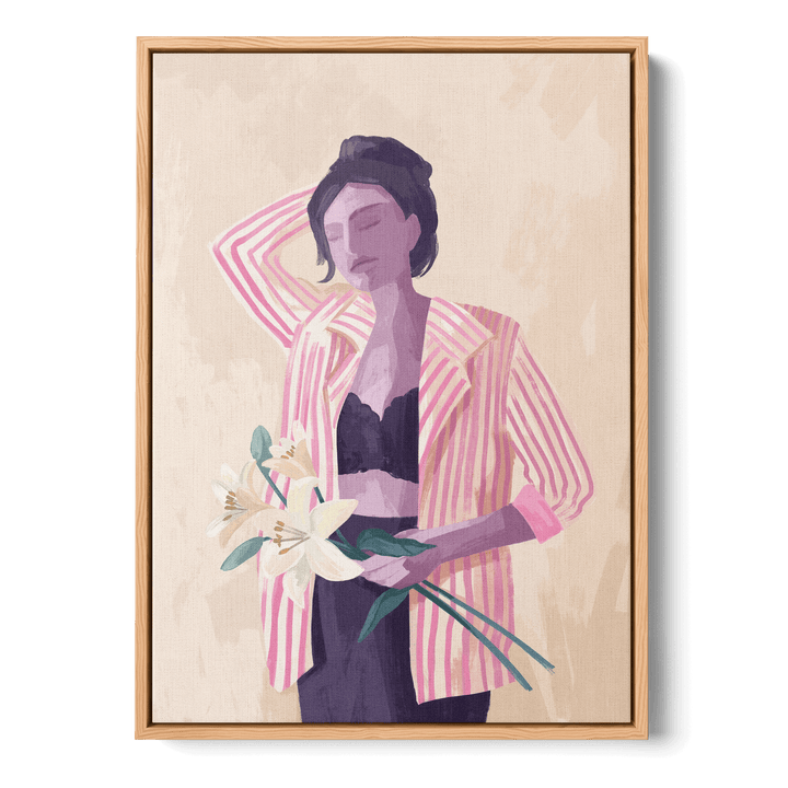 Lilly In A Jacket Canvas