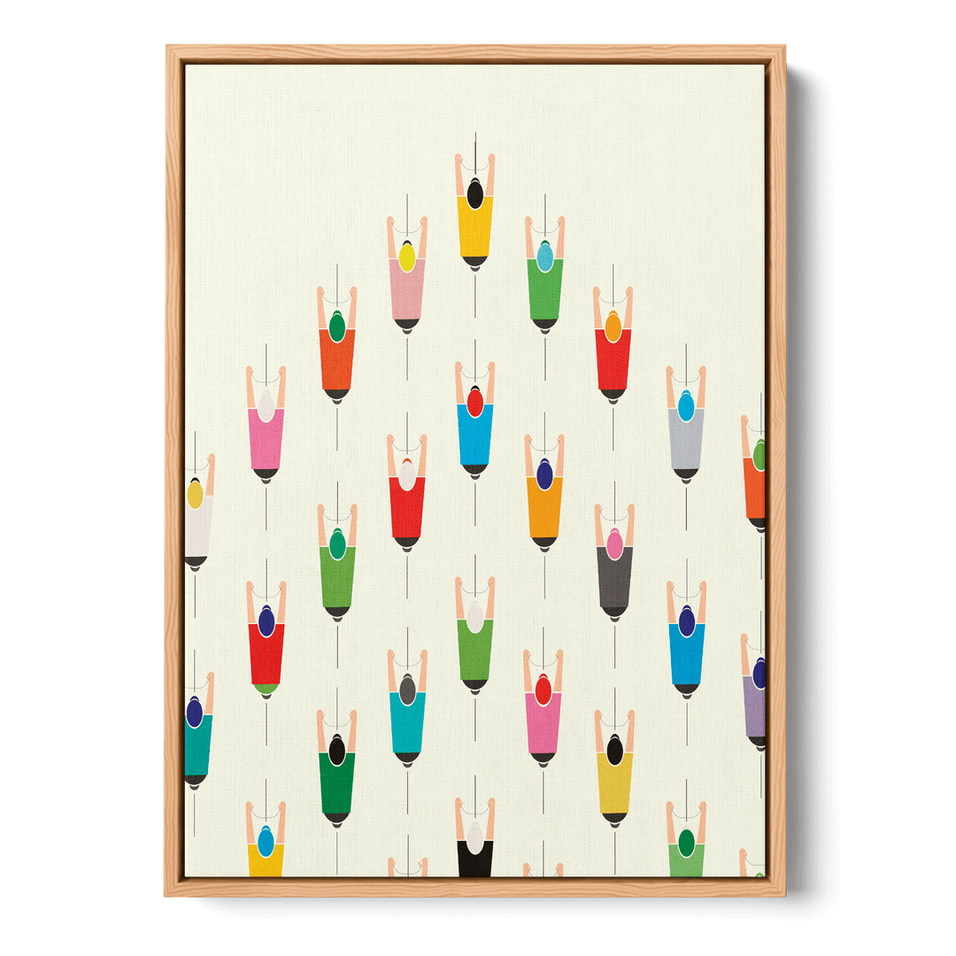 Leading The Pack Canvas