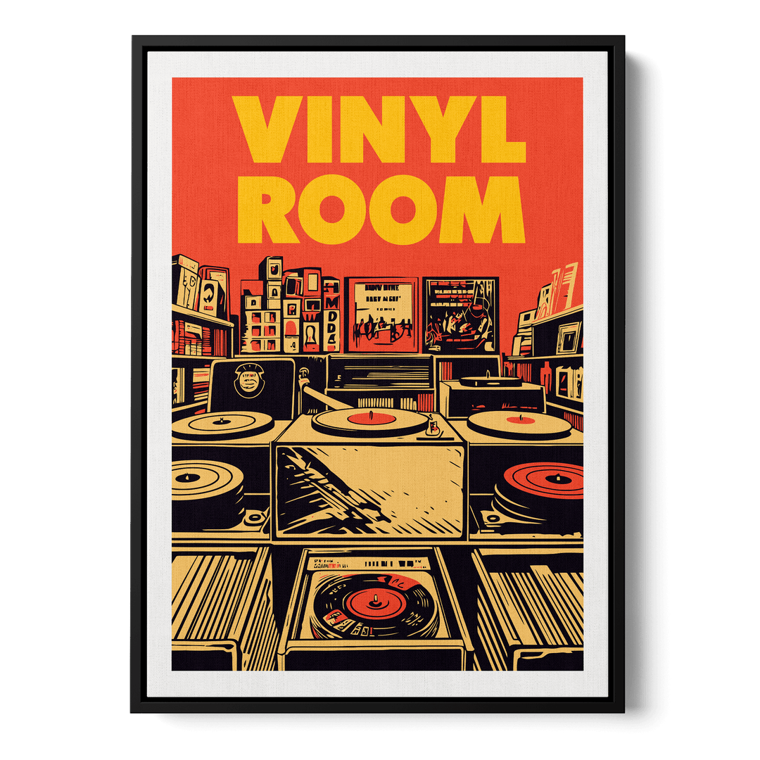Vinyl Room Canvas