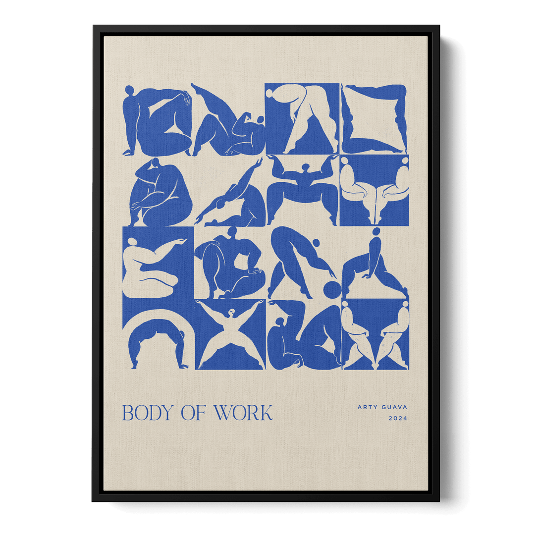 Body Of Work Blue Canvas