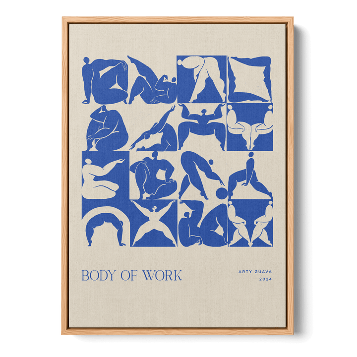 Body Of Work Blue Canvas