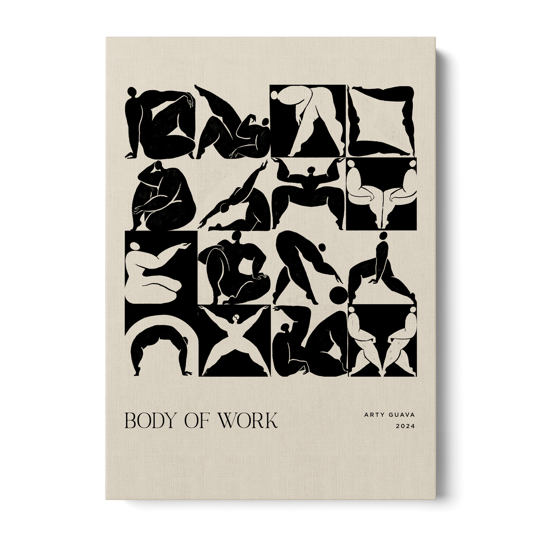 Body Of Work Noir Canvas