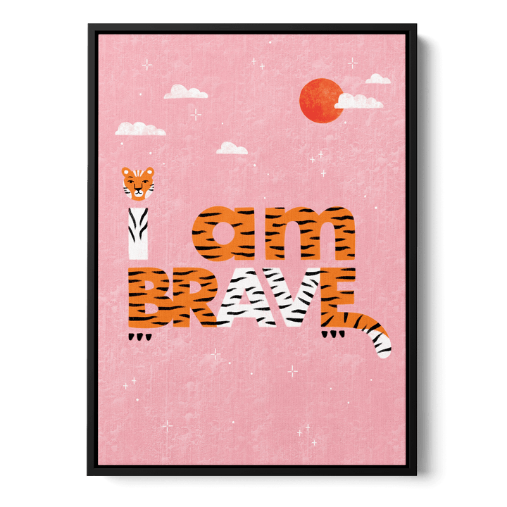 Tiger Courage Canvas