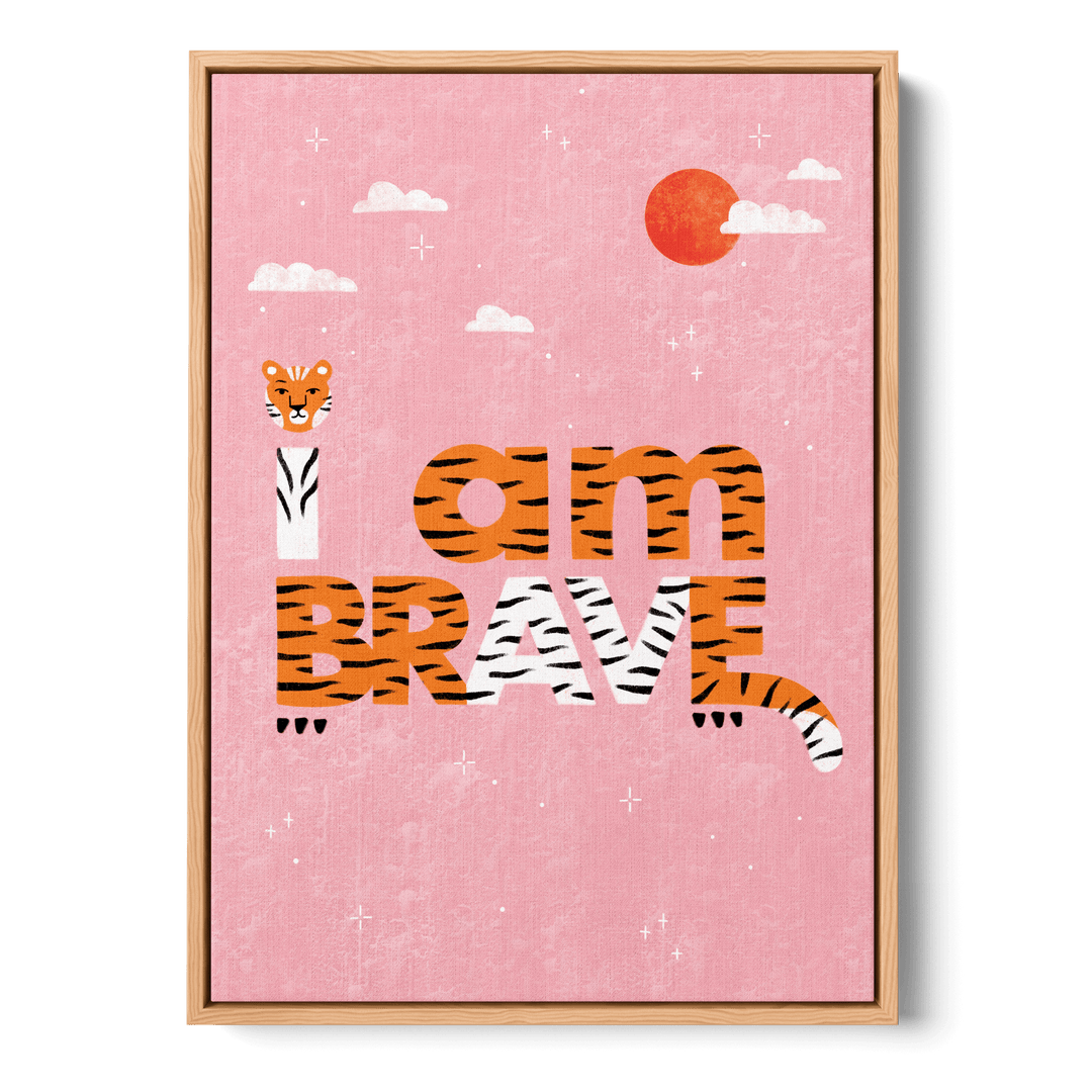Tiger Courage Canvas