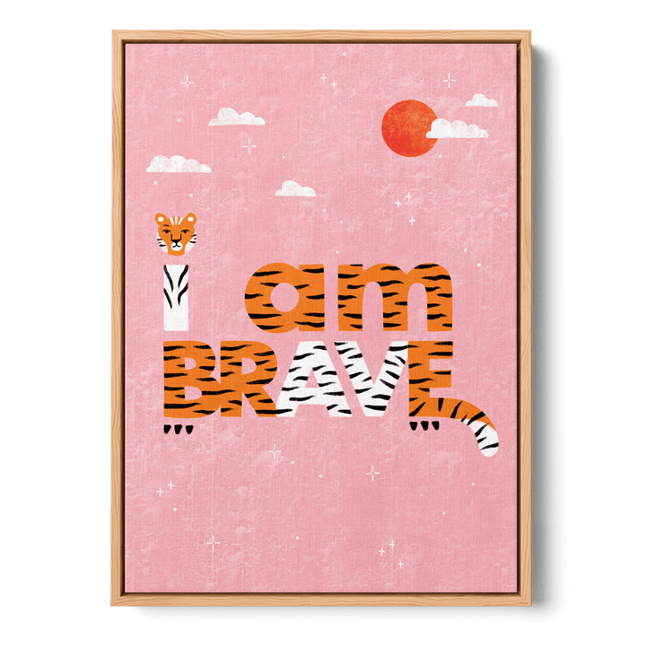 Tiger Courage Canvas