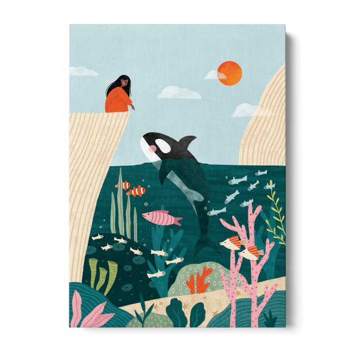 Underwater Scene Canvas