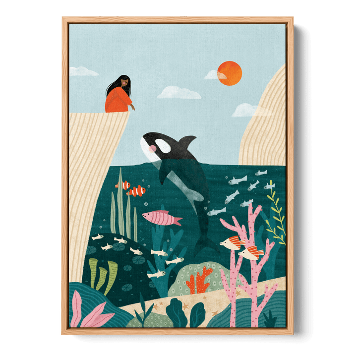 Underwater Scene Canvas