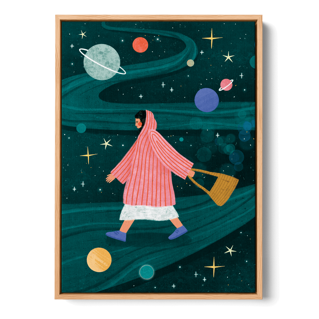Cosmic Stroll Canvas