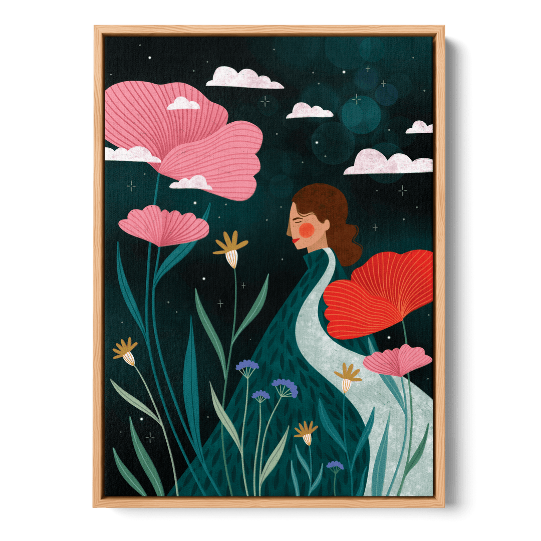 Dreamy Garden Stroll Canvas