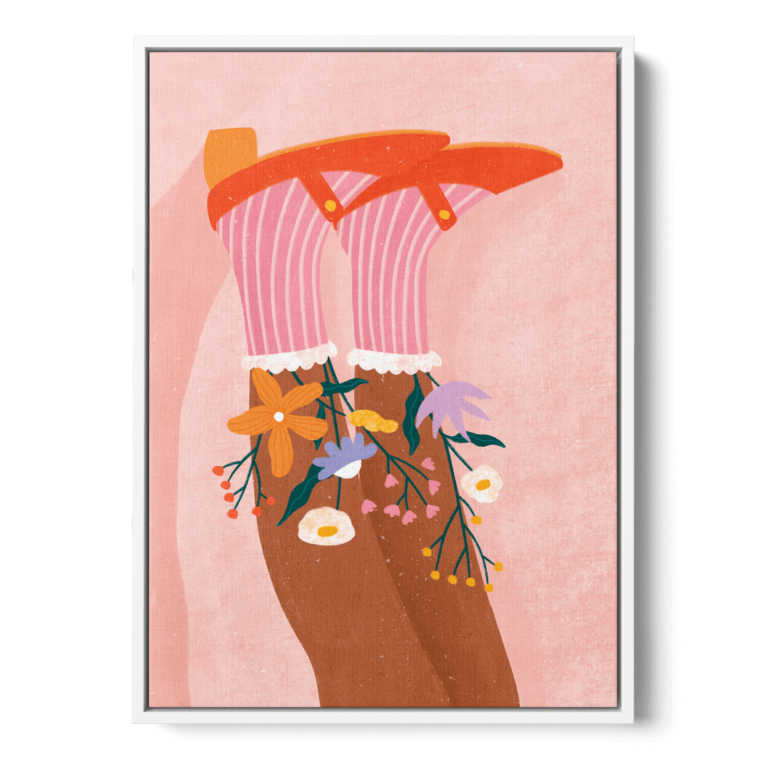 Floral Steps Canvas